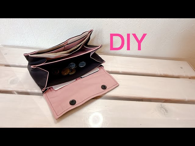 直線縫いだけで作るジャバラ長財布《ハンドメイド》DIY long wallet