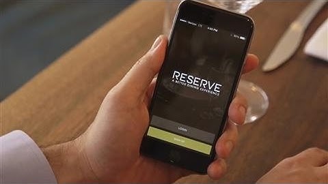 Reserve Offers a Peek into Dining Habits