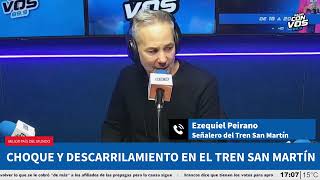Ezequiel Peirano, Señalero Tren San Martín:"Hace 3 meses vienen trabajando sin insumos"