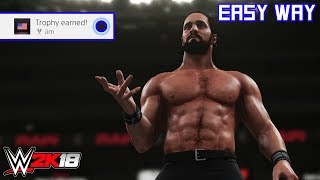 WWE 2K18 - Jim (Trophy/Achievement) | Easy Way