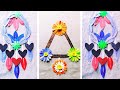 New!! Colourful Paper Flowers//Beautiful Paper Craft For Home Decoration//Easy Wall Hanging Crafts..