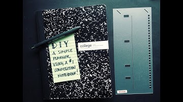 DIY Bullet Journaling Planner Using A $1 Composition Notebook