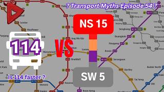 Transport Myths Episode 54 | Bus 114 vs. Train - Yio Chu Kang MRT to Fernvale LRT