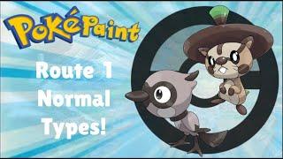 Drawing the Route 1 Normal Type Pokémon for my Florida Inspired Pokémon Region!