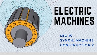 Modelling of Electric Machines | Lec10 Synchronous Machine Construction 2