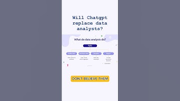 Will Chat GPT replace data analysts?