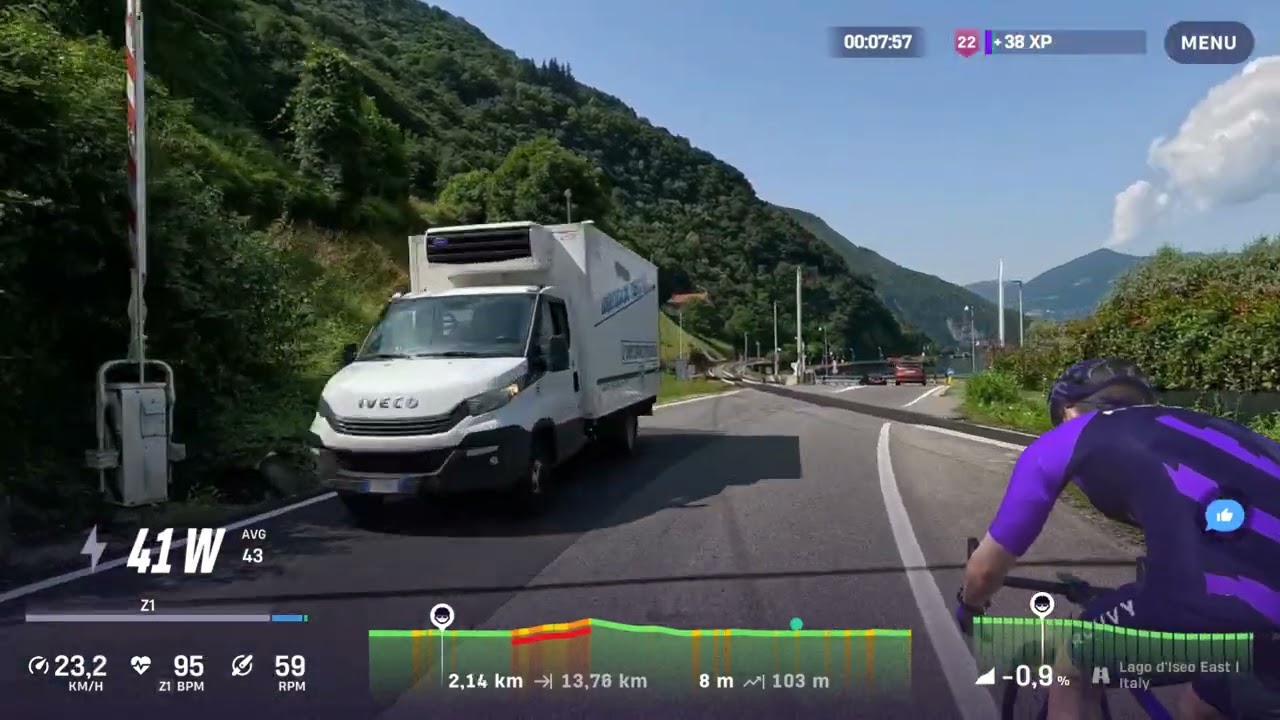 Picchi Ugo, Lago d'Iseo,  km15,9  5%  mt111