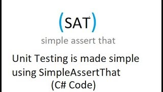 Unit testing in C# using SimpleAssertThat Framework