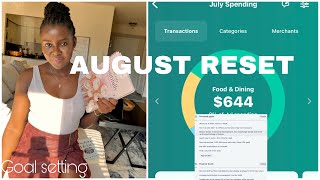 August Monthly Reset| Goal setting|Budgeting|Reflecting & Monthly Favorites