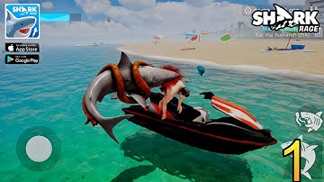 Shark Rage  Gameplay Walkthrough Part 1 (iOS, Android