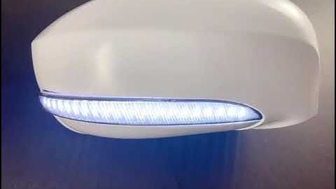 LED Sequential Mirror Light+ Black Cover,Turn Light DRL Fit 2009~2016 GTR R35