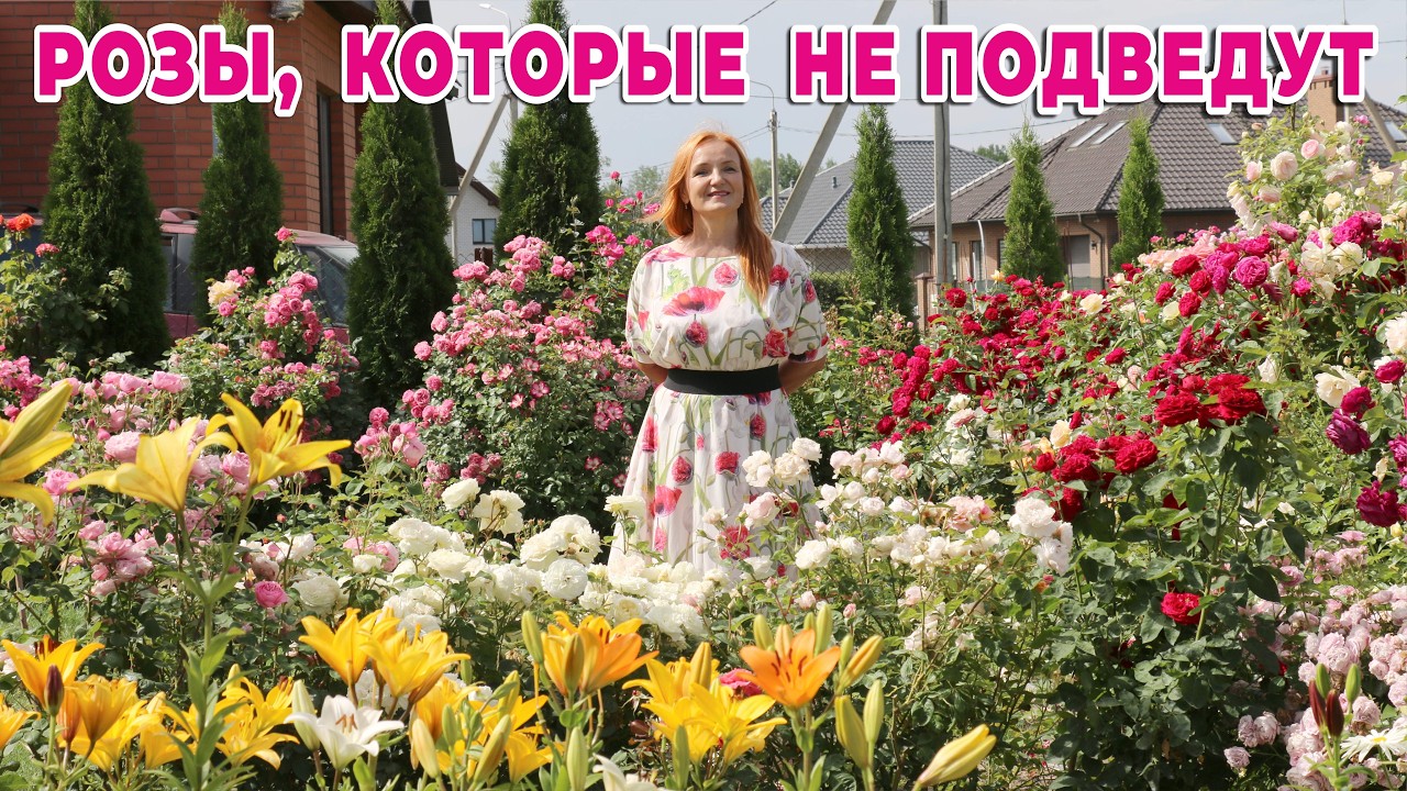45 СОРТОВ РОЗ, КОТОРЫЕ НЕ ПОДВЕДУТ. ЛУЧШИЕ СОРТА РОЗ ДЛЯ ПАРАДНОЙ КЛУМБЫ. РОЗЫ В САДУ. ЛУЧШИЕ РОЗЫ