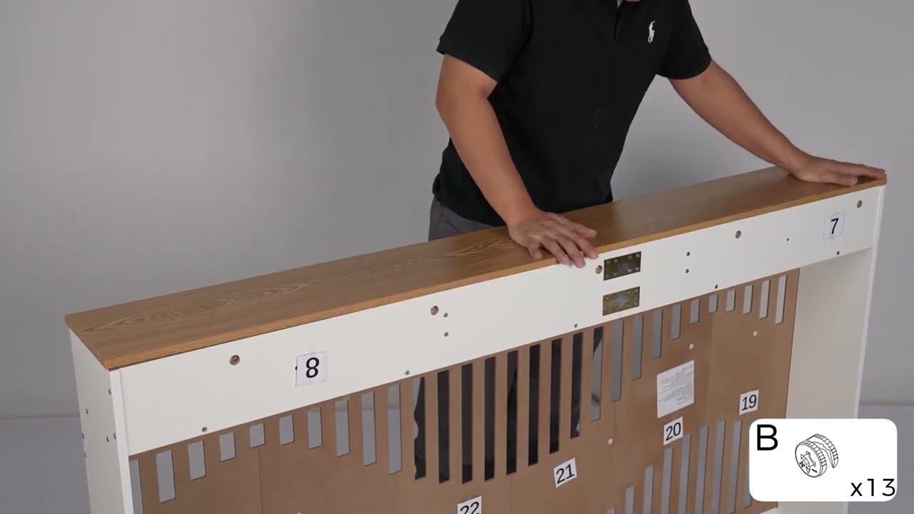 Large Radiator Cover with Drawers Installation Video