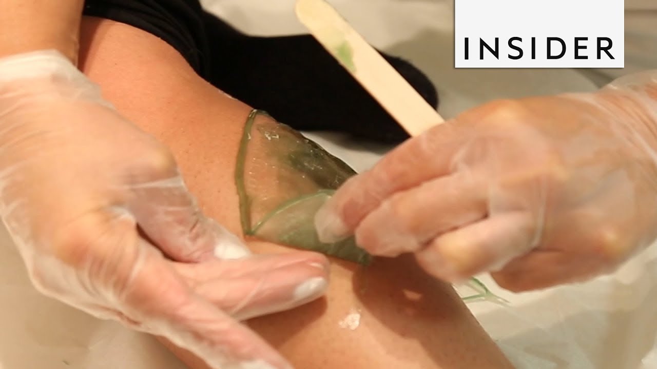 Brazilian Waxing Center Uses Pain-Free Elastic Wax - YouTube