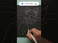 DIBUJANDO UN GATO CON TINTA BLANCA#short #drawing #art #drawingvideo #short #gato(ARTE IMPROVISADO)