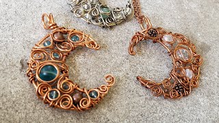 Lunacy: Wire Wrapped Moon Tutorial