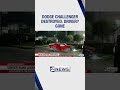 High-speed crash destroys Dodge Challenger