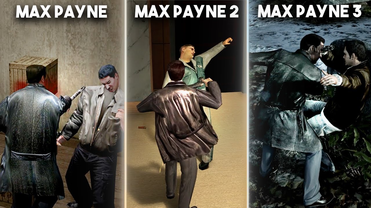 Max Payne Vs Max Payne 2 Fall of max payne physics details