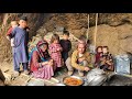 Eid mubarak  eid al fitr 2024 in afghanistan eid celebration of twin children in a cave like 2000s