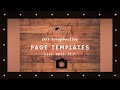 DIY Scrapbook Page Templates & Designs