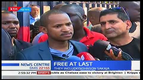 Babu Owino who has been in the police cells for the last three days is now a free man