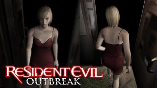 Resident Evil Outbreak - Alyssa in Red Dress Gameplay (The Hive)