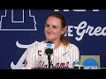 WCWS GM 2 vs. Nebraska Postgame: Patrick Murphy, Jocelyn Briski & Marlie Giles