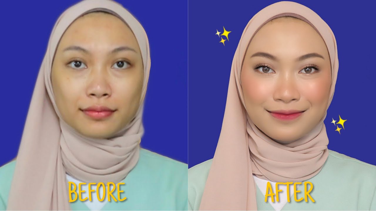 MAKEUP UNTUK FOTO KTP, PASSPORT, SIM, BUKU NIKAH!! - YouTube