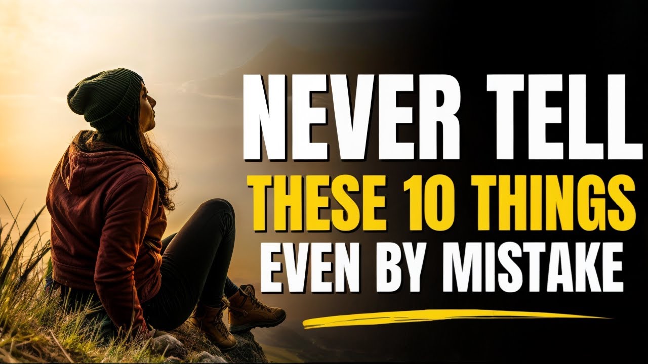 10 THINGS TO KEEP PRIVATE | NEVER SHARE THESE THINGS BY MISTAKE (Bible Teachings)