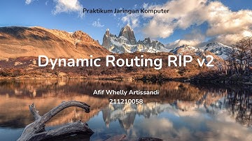 Praktikum Jaringan Komputer : Dynamic Routing RIP v2