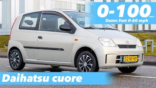 Daihatsu Cuore 1.0 Tokyo Acceleration 0-100 (True JDM) - YouTube