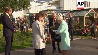UK royals attend RHS Chelsea flower show