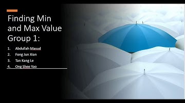 Finding Min and Max values in Matlab