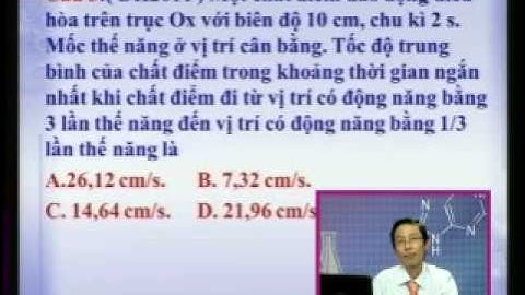 Luyện thi đại học môn vật lý - Dao động điều hòa