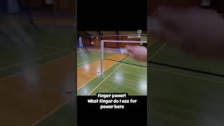 Badminton Finger Power 💪💪