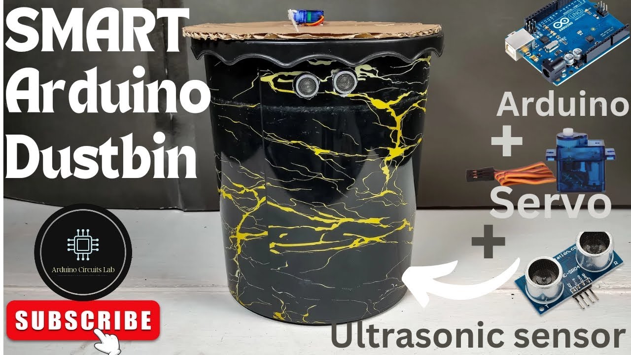DIY Smart Dustbin: Ultrasonic Sensor & Arduino Project - YouTube