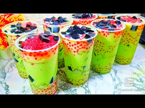Resep Es Teler Matcha