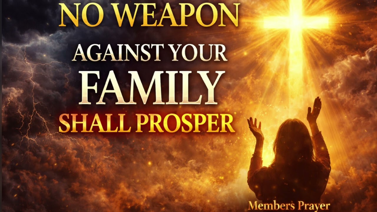 NO WEAPON FORMED AGAINST YOUR FAMILY SHALL PROSPER | Powerful Prayer of Protection