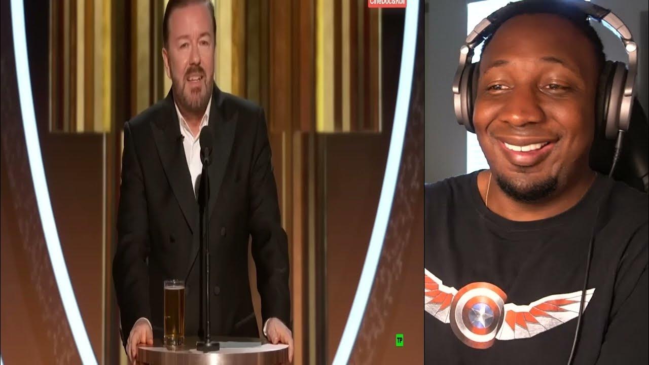 RICKY GERVAIS DESTROYS HOLLYWOOD!!! "Golden Globes Monologue" - YouTube
