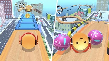 Sky Rolling Ball 3D - Gameplay All Levels Walkthrough iOS, Android Levels 40 to 42 NEW UPDATE