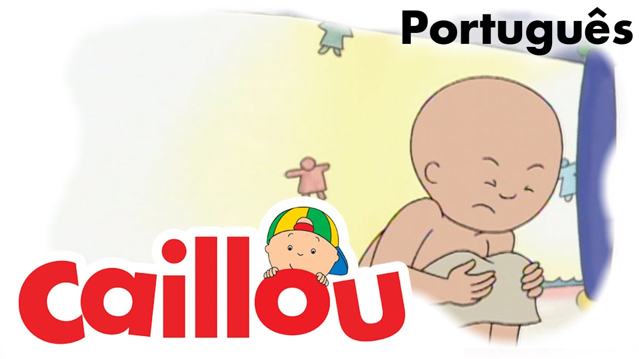 CAILLOU PORTUGUÊS - Caillou na banheira (S01E14)
