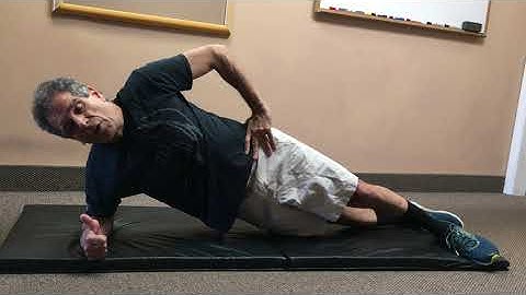 Side Bridge Side Plank with Rotation