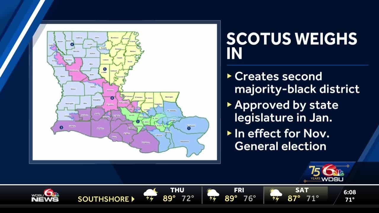 SCOTUS orders Louisiana to have two majority black districts in ...