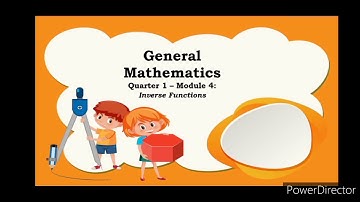 Grade 11 General Mathematics- Module 4 - Inverse Functions