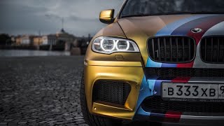 Шашки на дороге BMW X5M Gold Давидыча.