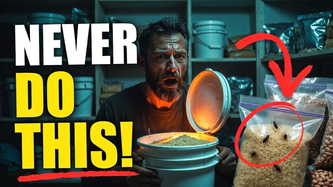 5 Rice & Beans Storage Mistakes That Will RUIN Your Emergency Food Supply (Budget Preppers MUST Watc