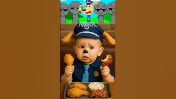 Incredibox Sprunki OC - Sheriff Labrador Ghost Eats Fried Сhicken!