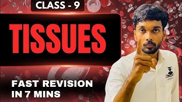 Tissues Class 9 Science | CBSE NCERT Quick Revision in 7 Minutes 🔥 | Rohit Sharma