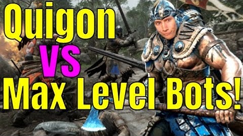 FOR HONOR - 1v1 Duel against Level 3 BOTS!/They are IMPOSSIBLE to kill!