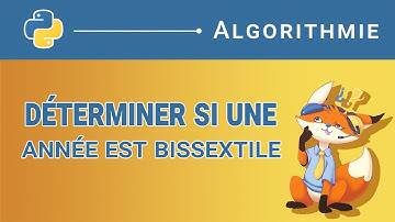 [Algorithme] - 36. Déterminer si une année est bissextile [Python]
